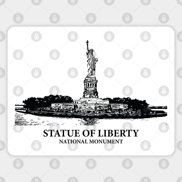 Statue of Liberty National Monument Magnet by Lakeric